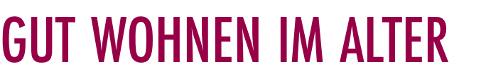 GUT WOHNEN IM ALTER
